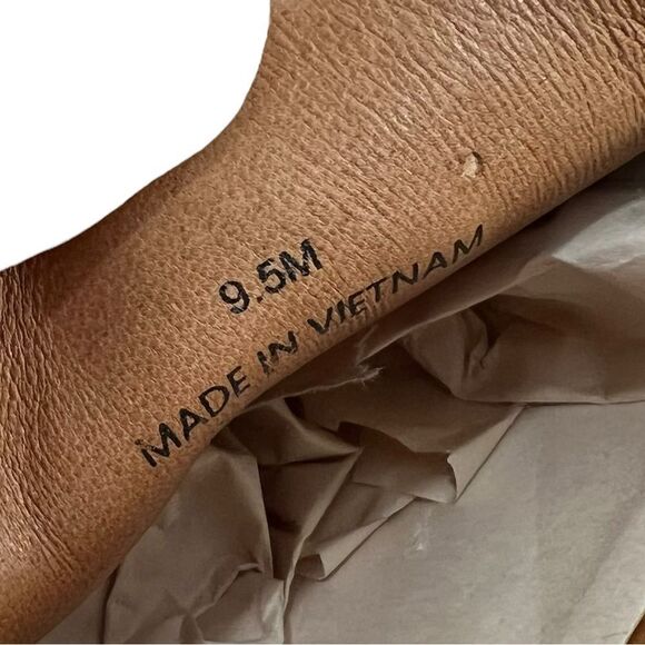 Kate Spade Carson Leather Loafers Beige Tan Flats Driving Shoes - Picture 7 of 10